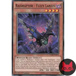 Yugioh Raidraptor - Fuzzy Lanius CORE-EN013 Common 1st Edition NM - Image 1