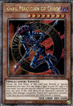 Dark Magician Of Chaos - Quarter Century Secret Rare 1st Ed RA03-EN134 NM YuGiOh - Image 1