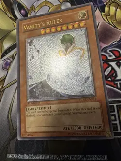 Yu-Gi-Oh! TCG Vanity’s Ruler - CDIP-EN024 - Ultimate Rare - 1st Edition LP - Image 1