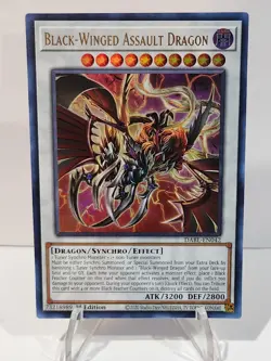 Yugioh Black-Winged Assault Dragon DABL-EN042 Ultra Rare 1st Ed NM - Image 1