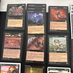 Lot Of MAGIC THE GATHERING MTG Cards Black 2 Gold Sorceress Queen Spatial Bind - Image 2