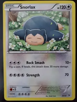 Snorlax 26/39 Kalos Starter Set Pokemon TCG Card Common Near Mint NM Exclusive - Image 1