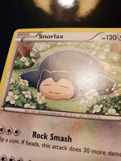 Snorlax 26/39 Kalos Starter Set Pokemon TCG Card Common Near Mint NM Exclusive - Image 4