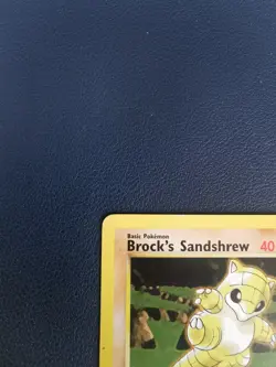 Pokemon Card Brock's Sandshrew 71/132 Gym Heroes Common WOTC - Image 2