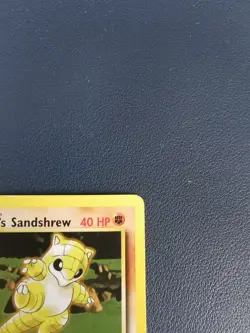 Pokemon Card Brock's Sandshrew 71/132 Gym Heroes Common WOTC - Image 3