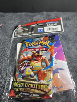 Pokemon Cards - Mega Evolution - MINI ALBUM PORTFOLIO w/ Booster Pack - Sealed - Image 1