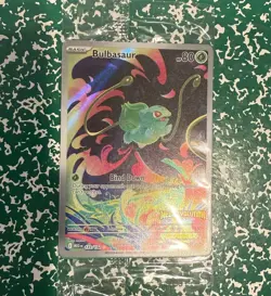 Pokemon Bulbasaur IR Mega Evolution 133/132 English NM+ Topper Unopened 1 Card - Image 3