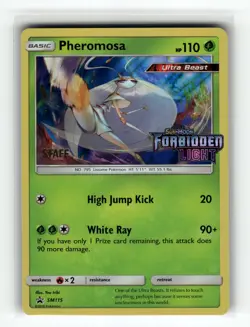 Pheromosa - (Prerelease) [Staff] SM115 SM Promos LP- Pokemon Card TCG - Image 1