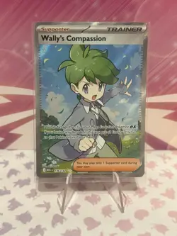 Wally's Compassion - Ultra Rare UR - 176/132 - Mega Evolution Pokemon Card - NM - Image 1