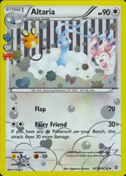 Altaria RC24/RC32 Holo Generations: Radiant Collection Pokemon Card NM - Image 1