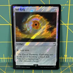 Sol Ring Surge Foil Magic the Gathering MTG Doctor Who 0836 NM Universes Beyond - Image 1