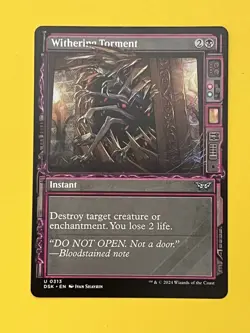 Withering Torment (Showcase) - Duskmourn: House of Horror (DSK) - EN U 0313 - Image 1