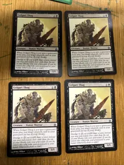 4x Golgari Thug Ravnica Magic: the Gathering Mtg Lp Playset Lot Bundle x4 636996769180 - Image 1