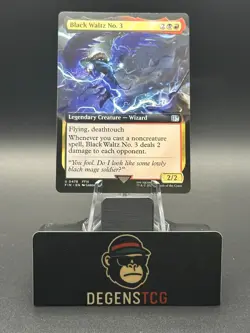 Black Waltz No. 3 0478 (Extended Art) Final Fantasy Regular non foil mtg - Image 1