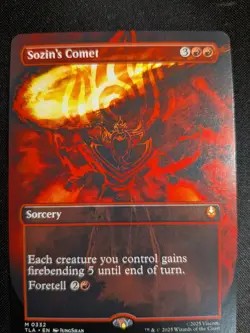 MTG Avatar BORDERLESS Sozin's Comet #0332 - Image 1