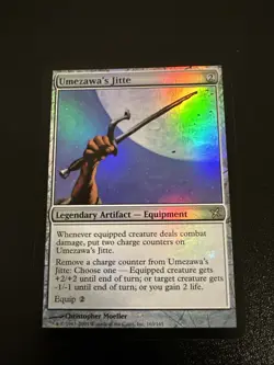 MTG Foil Umezawa’s Jitte Betrayers Of Kamigawa - Image 1