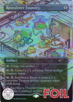 MTG Retrofitter Foundry (18) | NM Foil | Secret Lair Countdown Kit {SLC} - Image 1