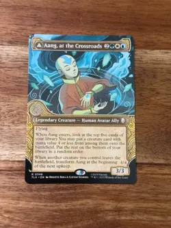 Aang, at the Crossroads - Showcase Avatar Magic MTG TLA 346 - Image 1