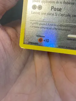 CARTE POKEMON CHAGLAM 83/130 FR REVERSE DP DE BASE - TBE - Image 3