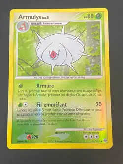 CARTE POKEMON ARMULYS 63/130 FR REVERSE PEU COMMUNE DP DE BASE - EXC/NM - Image 1