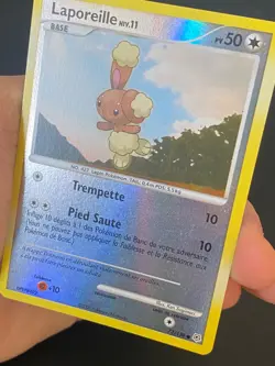 CARTE POKEMON LAPOREILLE 73/130 FR REVERSE COMMUNE DP DE BASE - EXC/NM - Image 2