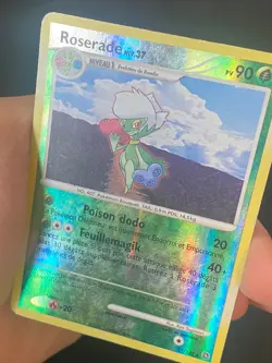 CARTE POKEMON ROSERADE 17/132 FR HOLO REVERSE DP MERVEILLES SECRETES - BE+ - Image 2