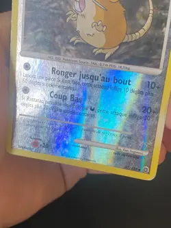 CARTE POKEMON RATTATAC 61/132 FR UNCO REVERSE DP MERVEILLES SECRETES - TBE - Image 3