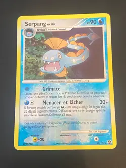 CARTE POKEMON SERPANG 42/106 FR PEU COMMUNE REVERSE DP DUELS AU SOMMET - TBE/EXC - Image 1