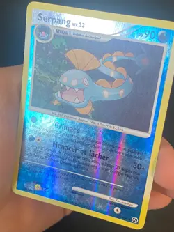 CARTE POKEMON SERPANG 42/106 FR PEU COMMUNE REVERSE DP DUELS AU SOMMET - TBE/EXC - Image 2