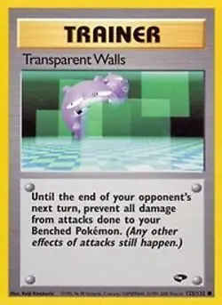 Pokemon Transparent Walls (125/133) Gym Challenge NM - Image 1