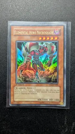 Yugioh Elemental HERO Necroshade YSDJ-EN000 Ultra Rare 1st Ed - LP - Image 1
