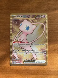 Pokemon TCG Mew EX Metal Gold NM 205/165 Scarlet & Violet 151 Promo Card - Image 1