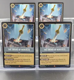 Disney Lorcana The Sword of Hercules 200/204 Whispers in the Well Rare 4 Cards - Image 1