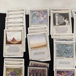 Lot Of MAGIC THE GATHERING MTG Cards Green White Rare Justice - Image 2