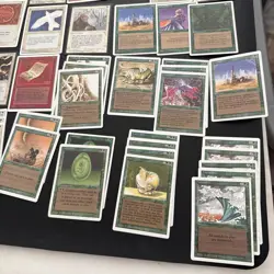 Lot Of MAGIC THE GATHERING MTG Cards Green White Rare Justice - Image 5