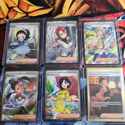 Pokemon TCG Full Art Holo Trainer Cards Near Mint Ultra Rare Lot of 9 - Image 3