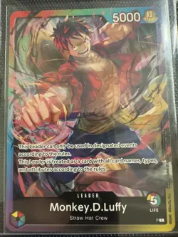 Monkey.D.Luffy (Release Event Leader) P One Piece Promotion Cards Regular - Image 1