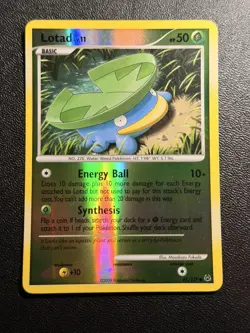 Lotad 81/127 Reverse Holo Platinum Pokemon Card LP - Image 1