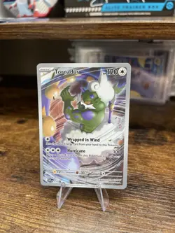 Pokemon Card Tornadus SVP 210 White Flare Promo Holo Rare Near Mint - Image 1