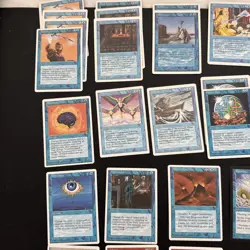Lot Of MAGIC THE GATHERING MTG Cards Mix 1 Blue Lands Inferno Rainbow Vale - Image 2