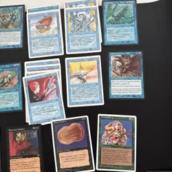 Lot Of MAGIC THE GATHERING MTG Cards Mix 1 Blue Lands Inferno Rainbow Vale - Image 4