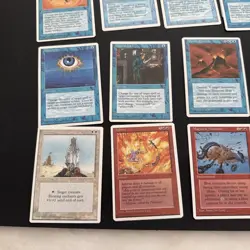 Lot Of MAGIC THE GATHERING MTG Cards Mix 1 Blue Lands Inferno Rainbow Vale - Image 5