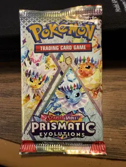 Pokemon Prismatic Evolutions Booster Pack - 10 Cards/Pack - Random Art - SEALED - Image 1
