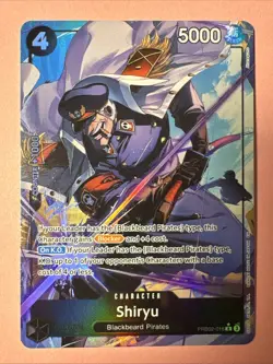 One Piece Card - SHIRYU PRB02-015 (R) Alt Art PRB02 The Best Vol.2 English TCG - Image 1