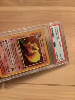 Flareon - 3/64 - Holo Rare - Jungle - Pokemon Card - PSA 8 - Image 2