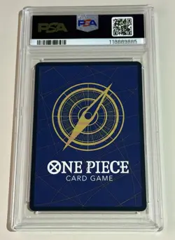 Monkey D. Luffy One Piece English Card OP05-119 Wanted PSA 9 - Image 2
