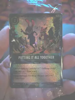 Lorcana Putting It All Together 27/P3 Cinemark Promo Card Zootopia 2 Disney - Image 1
