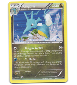 Pokemon 2013 Moderate Play Kingdra 84/116 Plasma Freeze Holo Card - Image 1