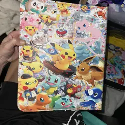 Pokemon Pikachu Family Parade, Large Card Binder W/ 35+ Plastic Sheets - Image 3