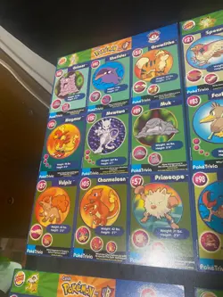 11 Uncut sheets Pokemon Cards Burger King Pokemon Movie Card Promo 1999 - Image 2